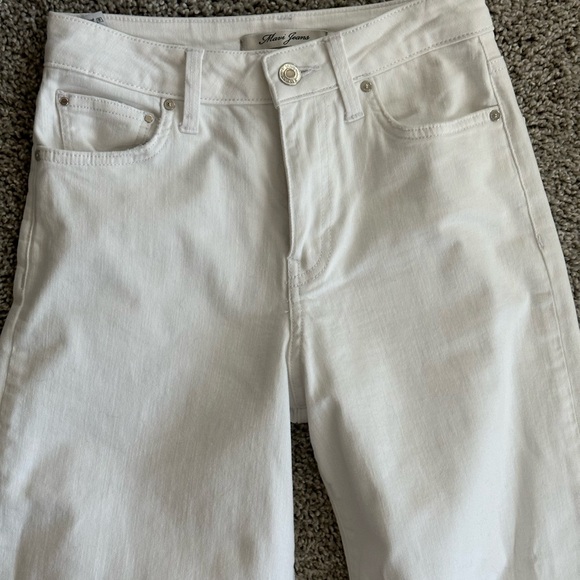 Mavi Bodrum White Wide Leg Crop Jeans - Size 25 - Picture 6 of 11